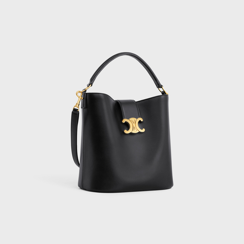 MEDIUM LOUISE BAG IN SMOOTH CALFSKIN BLACK - Image 2